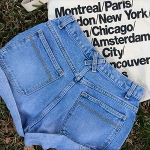 Mom denim shorts 